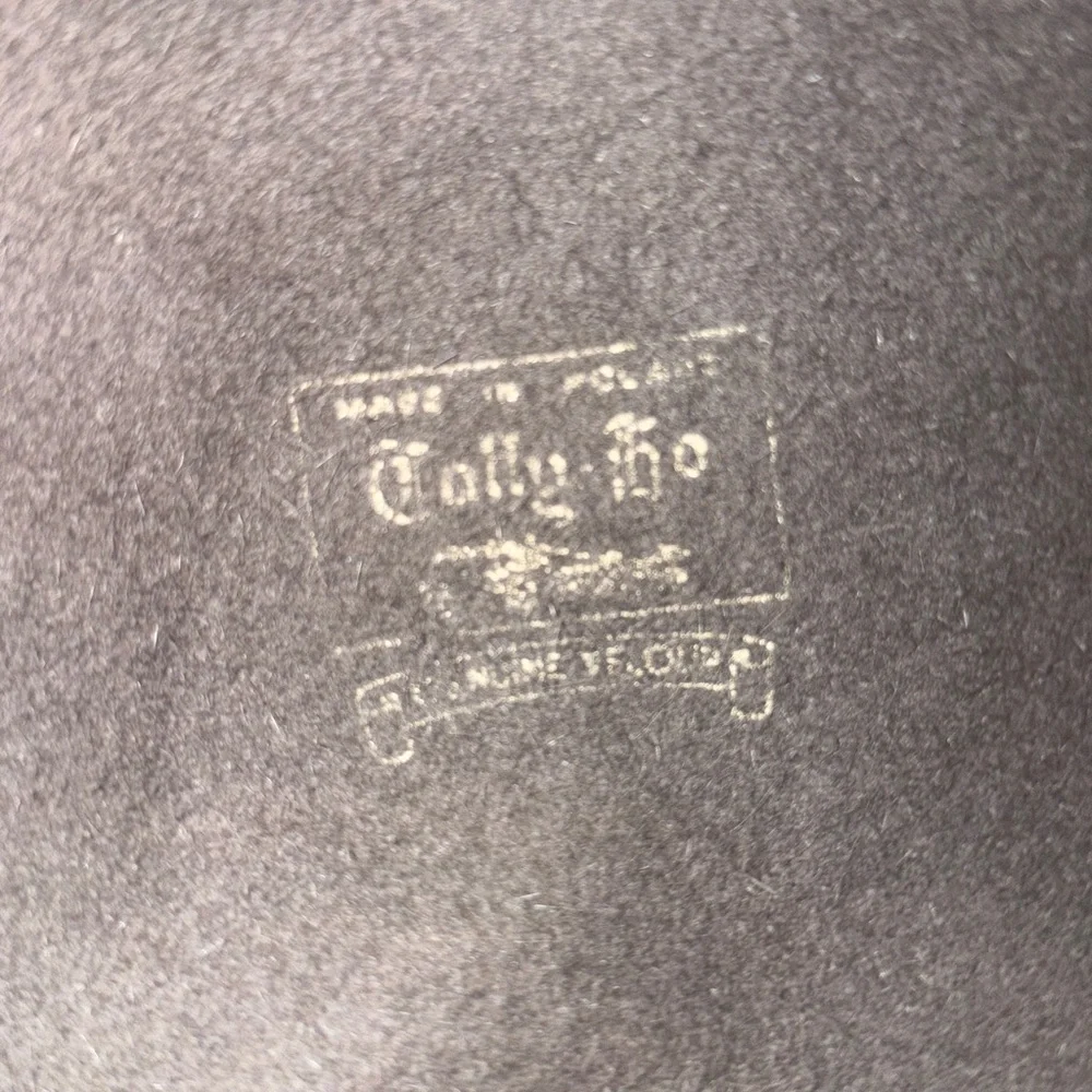 Vintage Tally-Ho Velour Hat